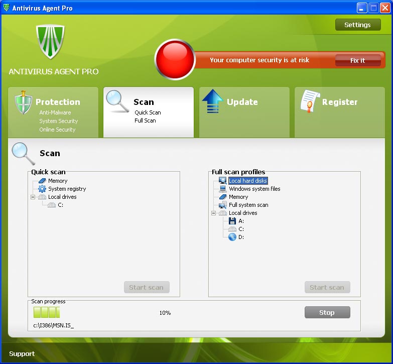 antivirus agent pro